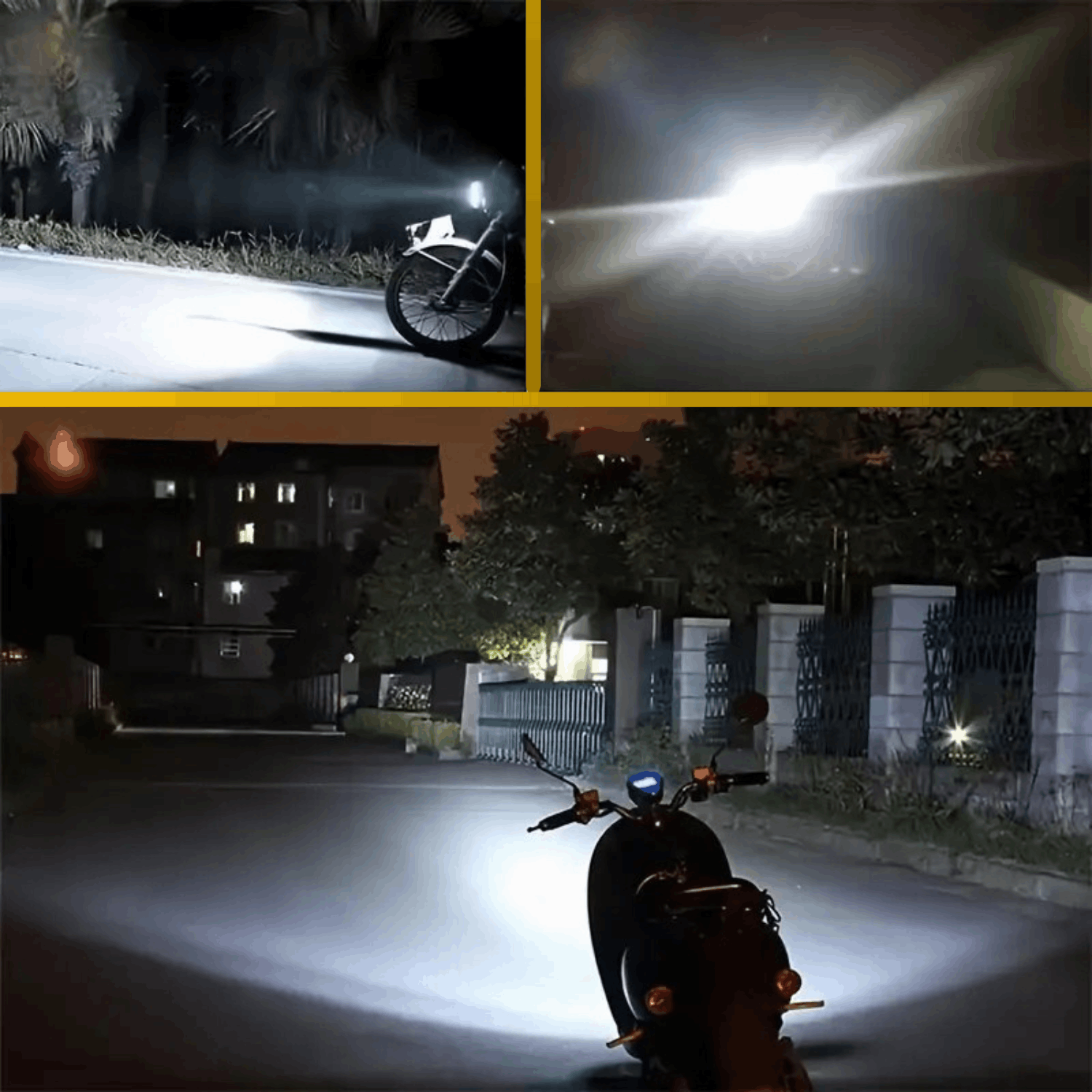 Żarówka LED H4 MAGALL X PRO 1 do 1 jazda nocą większa widoczność i bezpieczeństwo